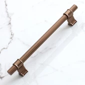 Hisar Bronz Renk Metal Kulp 160 mm-16 cm Mobilya Çekmece Dolap Mutfak Dolabı Kulpları Kulbu Kulpu thumbnail 2