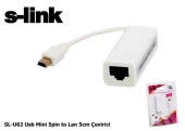 S-link SL-U62 Usb Mini 5pin to Lan 5cm Çevirici - 3