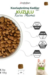 Anatolian Premium Sterilised Lamb Kuzulu Kısırlaştırılmış Kedi Maması 2 Kg - 3