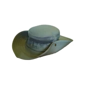 Yazlık Fileli Fötr Haki Renkli Şapka thumbnail 2