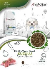 Anatolian Premium Mini Puppy Lamb Kuzulu Küçük Irk Yavru Köpek Maması 4 Kg - 4