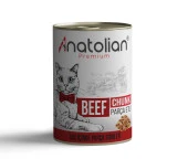 Anatolian Premium Adult Beef Biftekli Parça etli Yetişkin kedi Konservesi 400 gr - 1