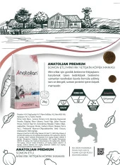 Anatolian Premium Mini Adult Salmon Somonlu Yetişkin Küçük Irk Köpek Maması 4 Kg - 5