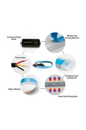 Far Üstü Ve Far içi 2 Renkli Kayar Sinyalli Gündüz Ledi 60 cm - 3