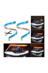 Far Üstü Ve Far içi 2 Renkli Kayar Sinyalli Gündüz Ledi 60 cm thumbnail 4