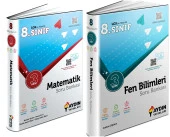 Aydın 2024 8. Sınıf Matematik + Fen Bilimleri Üç Adım Soru Seti 2 Kitap - 1