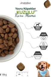 Anatolian Premium Kuzu Etli Yavru Köpek Maması 16 KG - 3