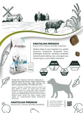 Anatolian Premium Kuzu Etli Yavru Köpek Maması 16 KG - 5