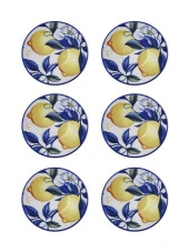 The Mia Odore Di Limone Çay Tabağı 6lı Set 13 cm ODL0014 - 1
