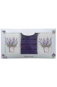 3 lü Lavanta Baskılı %100 Pamuklu Mutfak Havlusu 30 x 50 Cm - 8