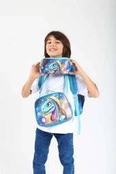 Kaukko Kids Sırt Çantası Layer Dinosaur L5184 thumbnail 4
