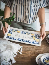 The Mia Odore Di Limone Dikdörtgen Servis 35x16 cm ODL0008 thumbnail 3