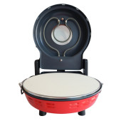 ERATEC PM-27 Taş Fırın Seti - Pizza Makinesi Yeni Model Kırmızı thumbnail 3