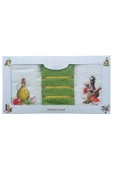 3 lü Zeytin Baskılı %100 Pamuklu Mutfak Havlusu 30 x 50 Cm - 2