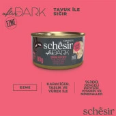 Schesir After Dark Tavuk İle Sığır Paté Konserve 80G - 5