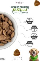 Anatolian Premium Lamb Kuzulu Medium Maxi Yetişkin Köpek Maması 18 Kg A3001 - 3