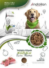 Anatolian Premium Lamb Kuzulu Medium Maxi Yetişkin Köpek Maması 18 Kg A3001 - 4