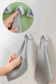 4’Lü Yapışkanlı Havlu Askısı Bez Tutucu Mutfak Banyo Lavabo Organizeri thumbnail 8