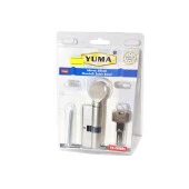 Yuma YM-B86BMS Bilyalı Mandallı Saten Barel Kilit 68 mm - 1