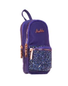 Kaukko Junior Bag Bright Kalem Çantası Taşlı Lacivert K2556 - 2