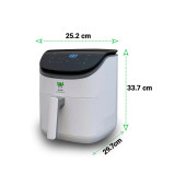 Wiami Wiami Air Fryer 3.5 Litre Beyaz Akıllı Fritöz - 3
