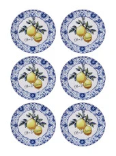 The Mia Odore Di Limone Pasta Tabağı 6lı Set 19 cm ODL0001 thumbnail 1