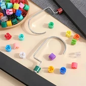 ASKI için BASKISIZ (SİYAH)' Benden Boncuğu (100 Adet) thumbnail 2