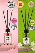 Pudra Bambu Çubuklu Oda Kokusu 110 Ml & Jasmine Bambu Çubuklu Oda Kokusu 110 Ml 2'li Ortam Kokusu Seti thumbnail 1
