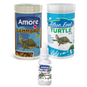 Amore Gammarus 250 Ml Ve Bluefeel Turtle Sticks 250 Ml Kutu, Multivitamin - 1