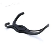 Askı Dolap Askılık Askılığı Duvar Kapı Elbise Kıyafet Vestiyer Banyo Mutfak Askısı Siyah thumbnail 4