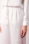 Zebra Desenli Salaş Pantolon - EKRU - 5