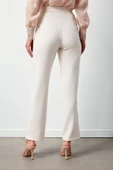 Aksesuar Detaylı Pantolon  Bej - 5