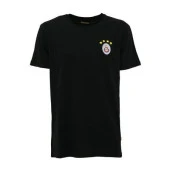 Galatasaray Lisanslı Siyah Logolu T-Shırt - 3