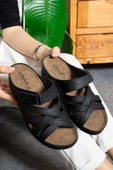 Albishoes Hafif Topuk 4,5 cm Kadın Yazlık Rahat Taban Günlük Terlik Anatomik Taban Kadın Terlik - 3