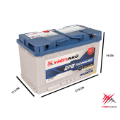 YİĞİT AKÜ 12 V 72 AH 720A(EN) EFB TECHNOLOGY - 2