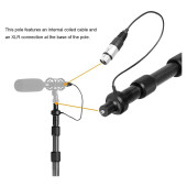 Boya BY-PB25 Karbon Fiber Mikrofon Sopa Boom Pole - 3