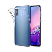 Samsung Galaxy M30 Kılıf Kamera Korumalı Silikon Şeffaf Kapak - 1