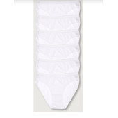 TUTKU 6 LI KADIN BEYAZ BİKİNİ KÜLOT BEYAZ L BEDEN - 1