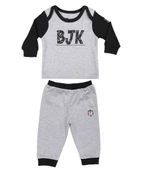 Beşiktaş Orijinal Uzun Kol Bebek Eşofman Takım - 1