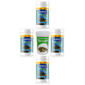 Amore Turtle Green Sticks 4x125 ml Su Kaplumbağası Yüzen Yemi, Terrapin 100ml - 1