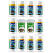 Amore Turtle Calcium Green Sticks 10x125 ml Su Kaplumbağası Yüzen Yemi, Terrapin-100ml - 1
