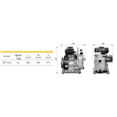 Gardenpro WP-15A 4 Zamanlı Benzinli Su Motoru 1.5'' - 2