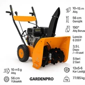 Gardenpro Snowline ST-065A Kar Küreme Makinesi 6.5 Hp 56 cm - 4