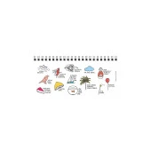 Hisli Şeyler Spiralli Planner Akışına Bıraktım 13 x 27 CM Haftalık Planlayıcı - 3