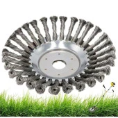 Motorlu Tırpan Çelik Halatlı Kaldırım Temizleme Fırçası - 1