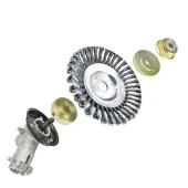 Motorlu Tırpan Çelik Halatlı Kaldırım Temizleme Fırçası - 3