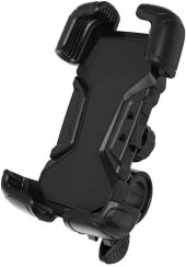 Motorsiklet Ve Bisiklet Kilit Tuşlu Telefon Tutucu 4,5" - 6,8" Arası Gidona Monteli Tutacak - 1