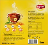 Lipton Yellow Label Siyah Çay Süzen Poşet Çay 100lü - 7