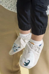 Hopfrög Kids Friendly Hyper Pastel Sarı Barefoot Akıllı Patik - 4