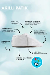 Hopfrög Kids Friendly Hyper Havalı Gri Barefoot Akıllı Patik thumbnail 9